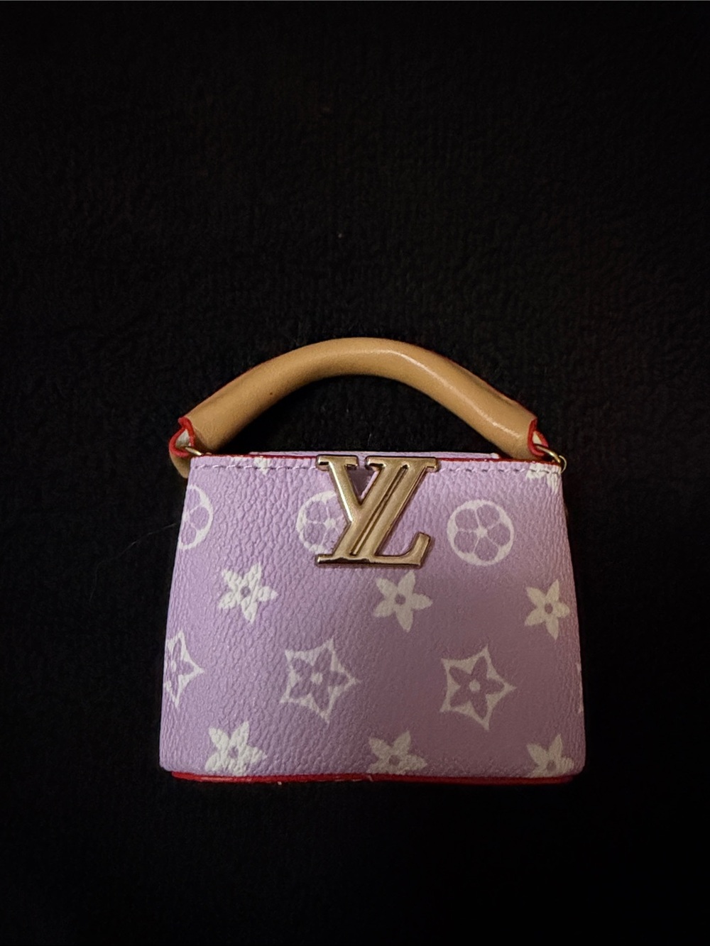 Mini Lilac Purse Keychain